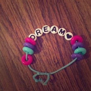 Homemade mermaid themed dream bracelet